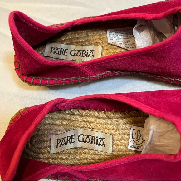 Pare Gabia Women’s Espadrilles Size 37 Suede Color Fuchsia Made in Spain - Picture 9 of 9